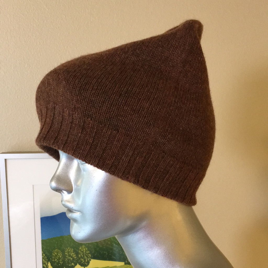 100% Cashmere Knit Beanie Reversible By St. Bernard — image 4 of 8